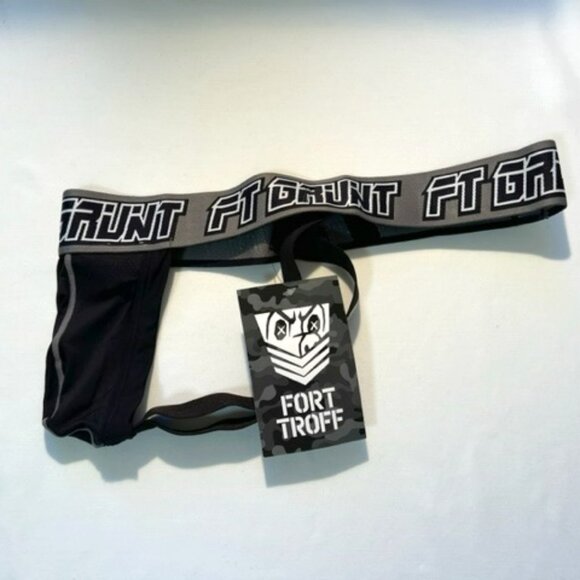 FORT TROFF Size "M" Grunt Corp Athletic Supporter- Black/Gray/White - Jock - Picture 9 of 10